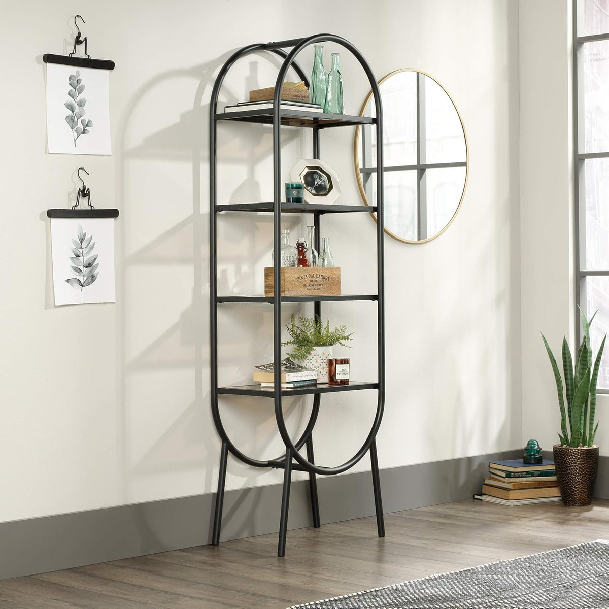 Black Open Shelving Z1566