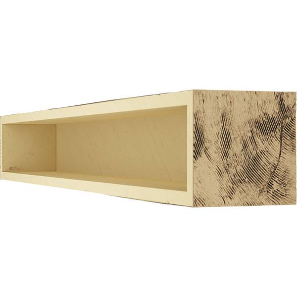 Sandblasted Faux Wood Fireplace Mantel W7924