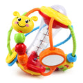 Baby Rattles Toys with Mirror Spinner Beads, Activity Ball Infant Toys A878