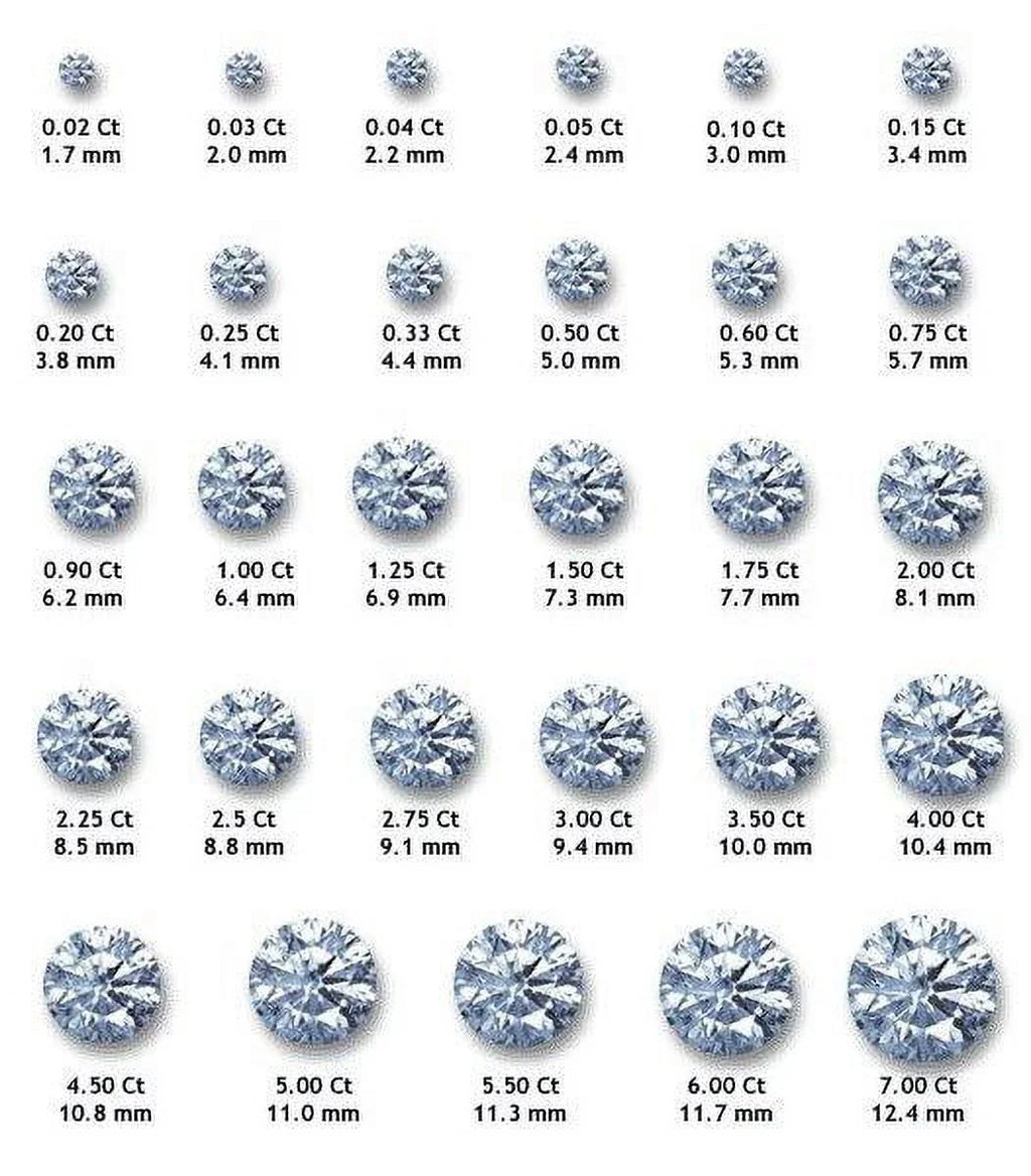 2 Carat Solitaire Moissanite Stud Earrings W8400