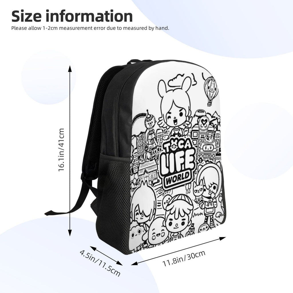 Lightweight Unisex Daypack Backpack L6695