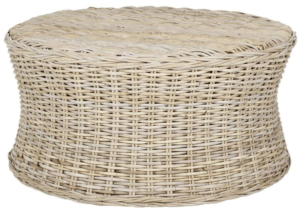 White Cocktail Ottoman X784