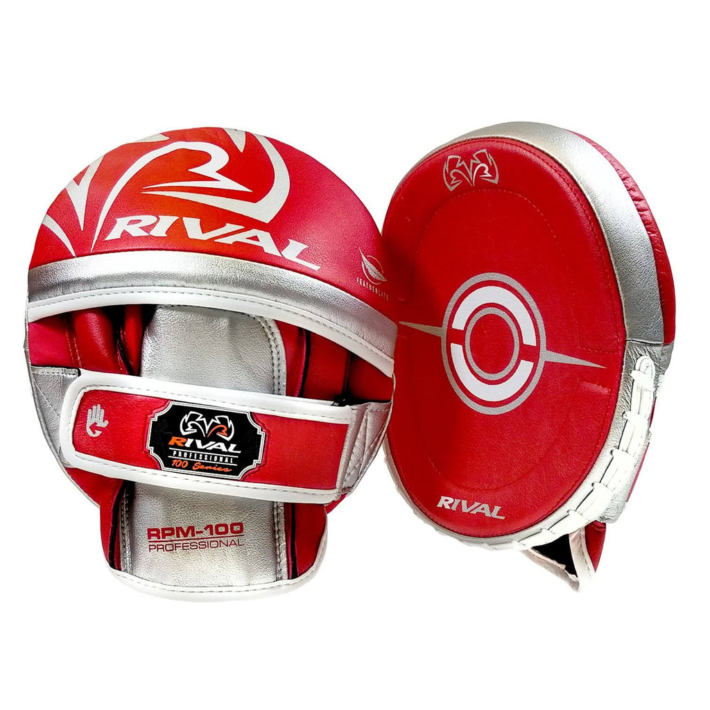 Red/Silver Punch Mitts D22122