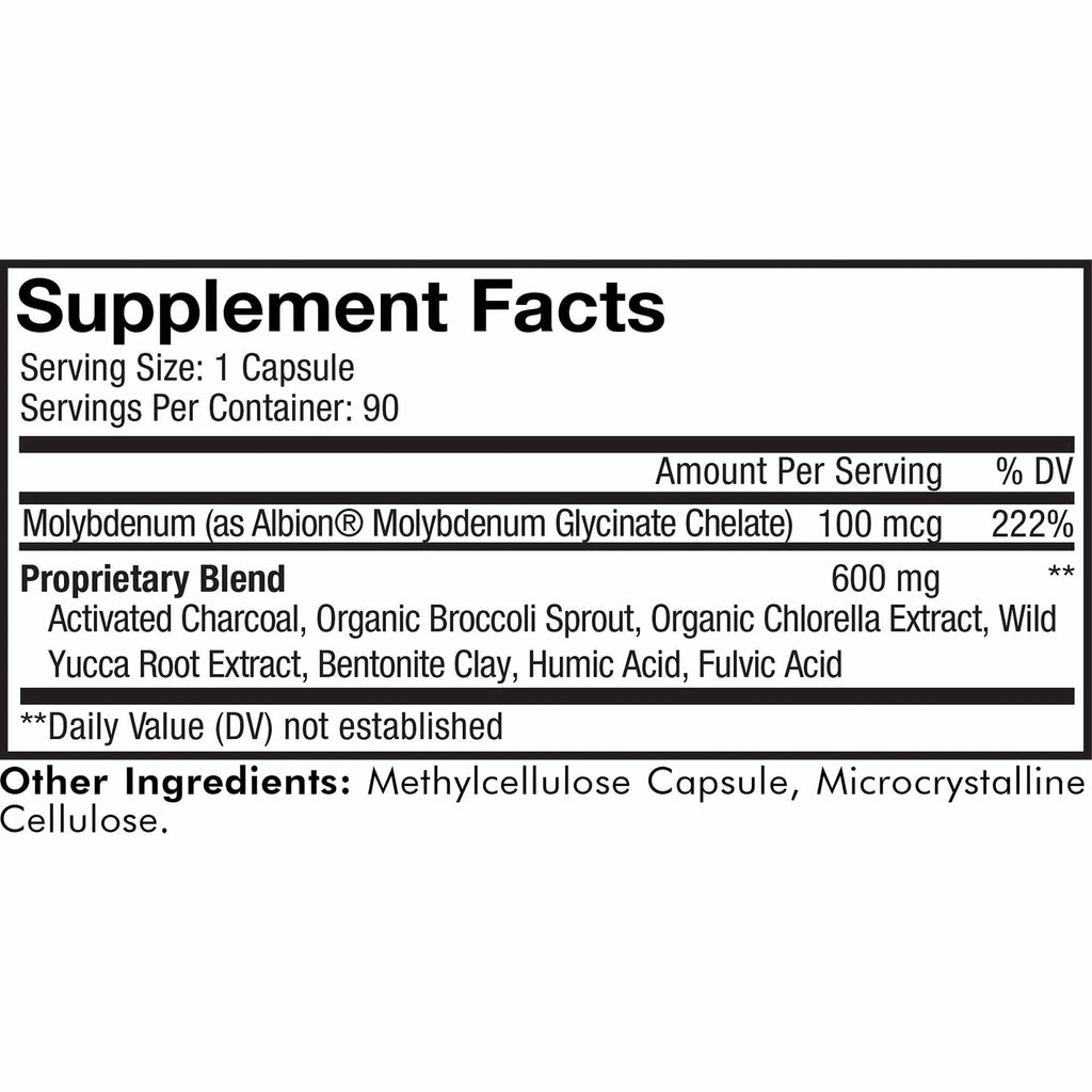 90 ct Charcoal Bentonite Clay Supplement Q618