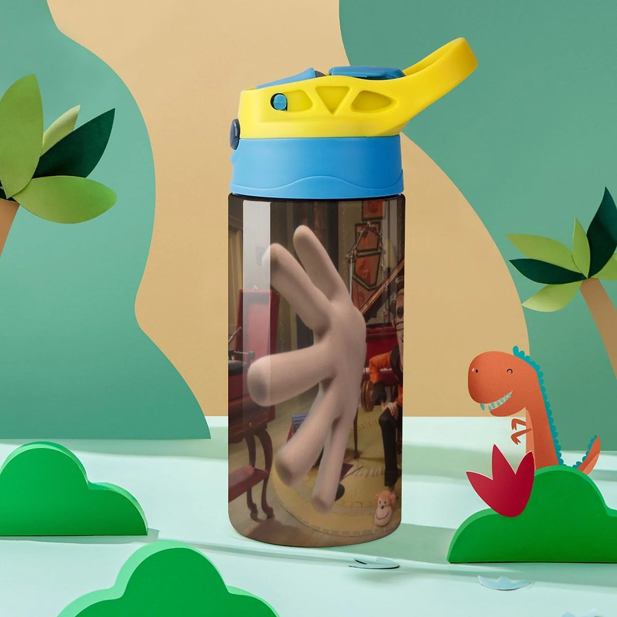 Insulated Stainless Steel Water Bottle with Straw M52345