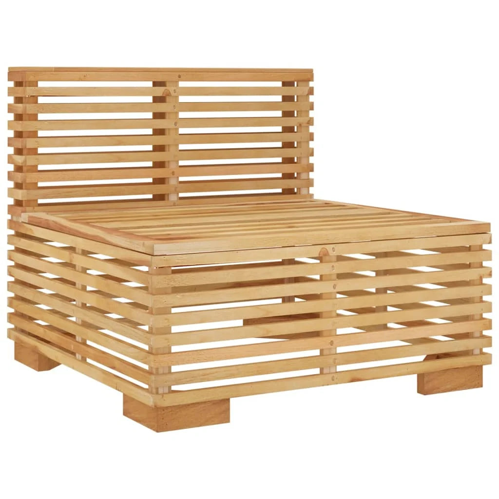 Cream Cushions Solid Wood Teak Patio Sofa K463