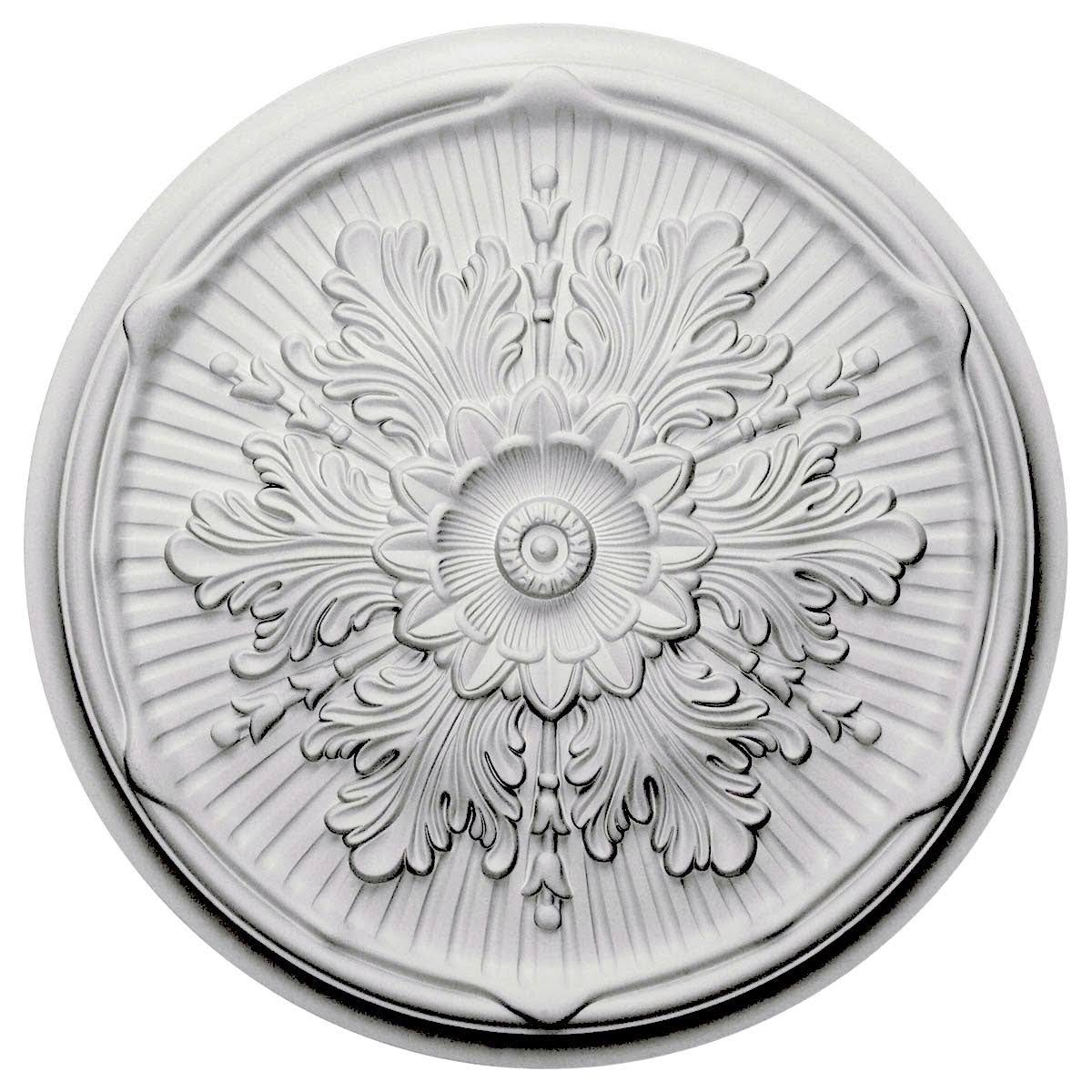 21 inch x 2 inch Hand-Painted Ceiling Medallion R986