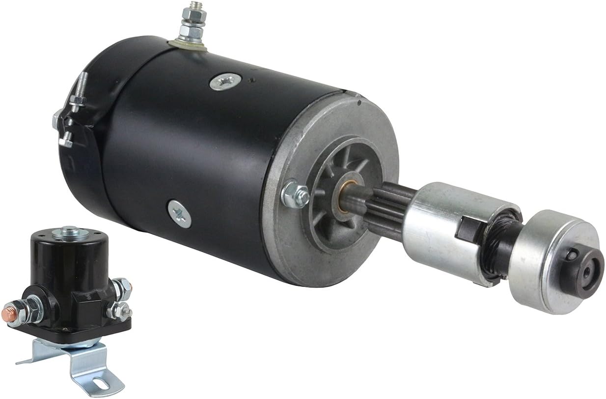 6V Starter And Drive With Solenoid S476