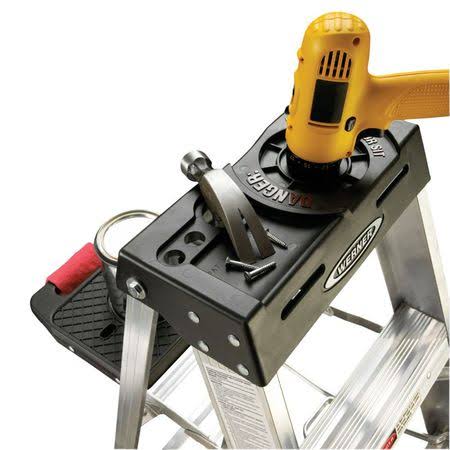 3 ft Aluminum Stepladder, 300 lb Capacity A80761