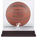 Mahogany Basketball Display Case D1611
