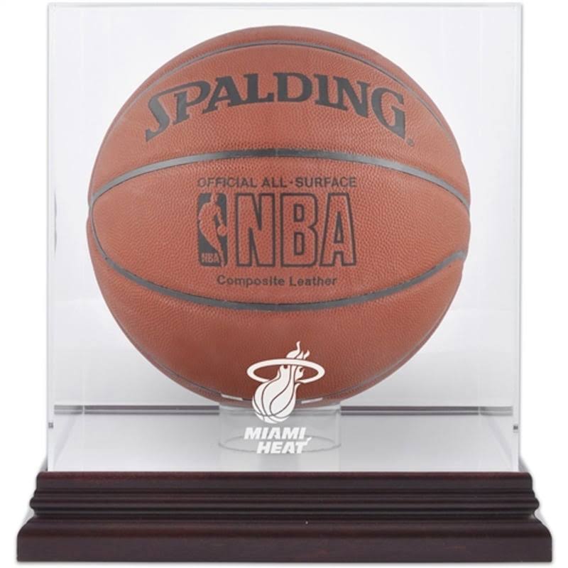 Mahogany Basketball Display Case D1611