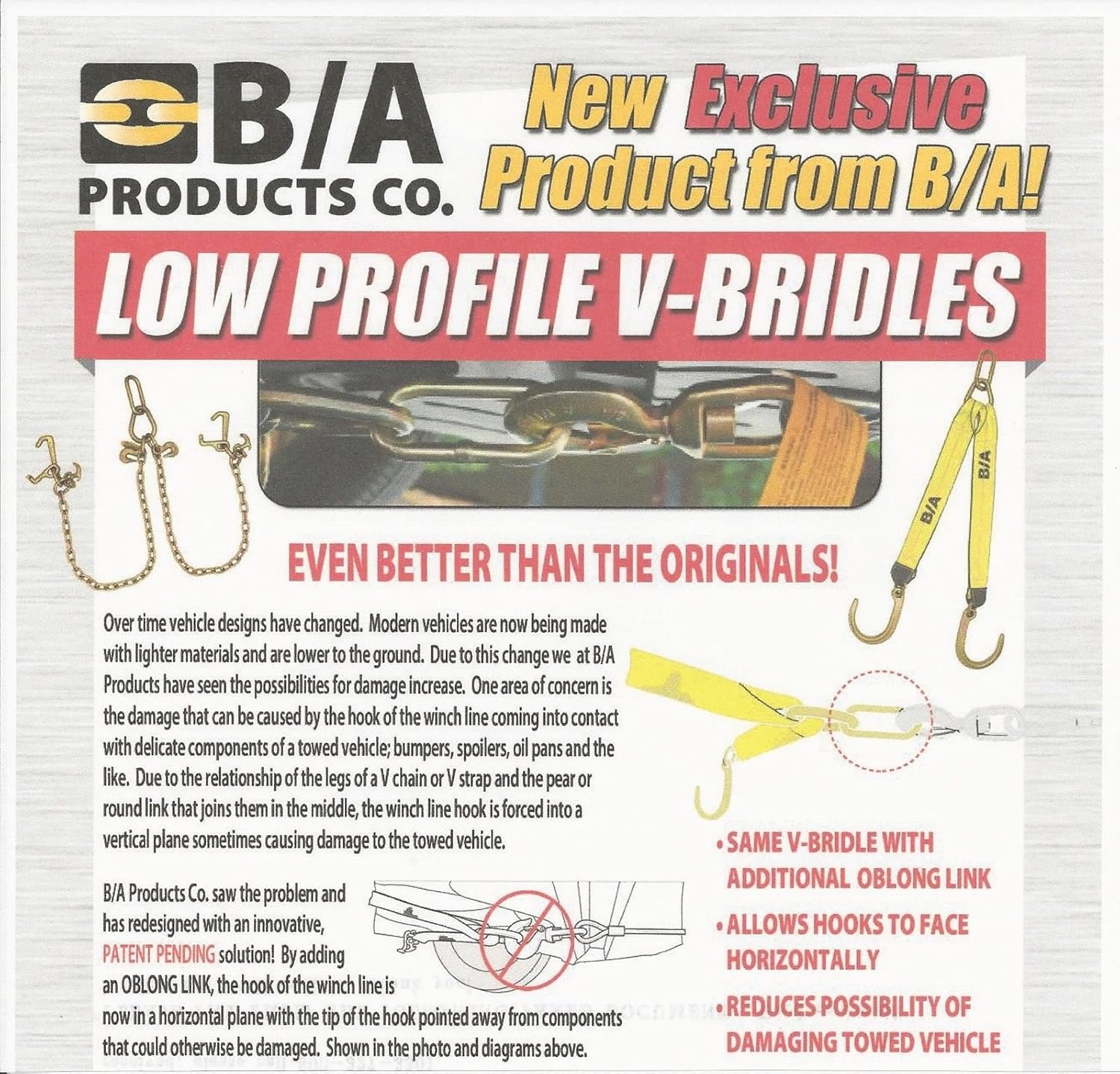 Low Profile V Chain G70 16" J Hammerhead Hook H1168