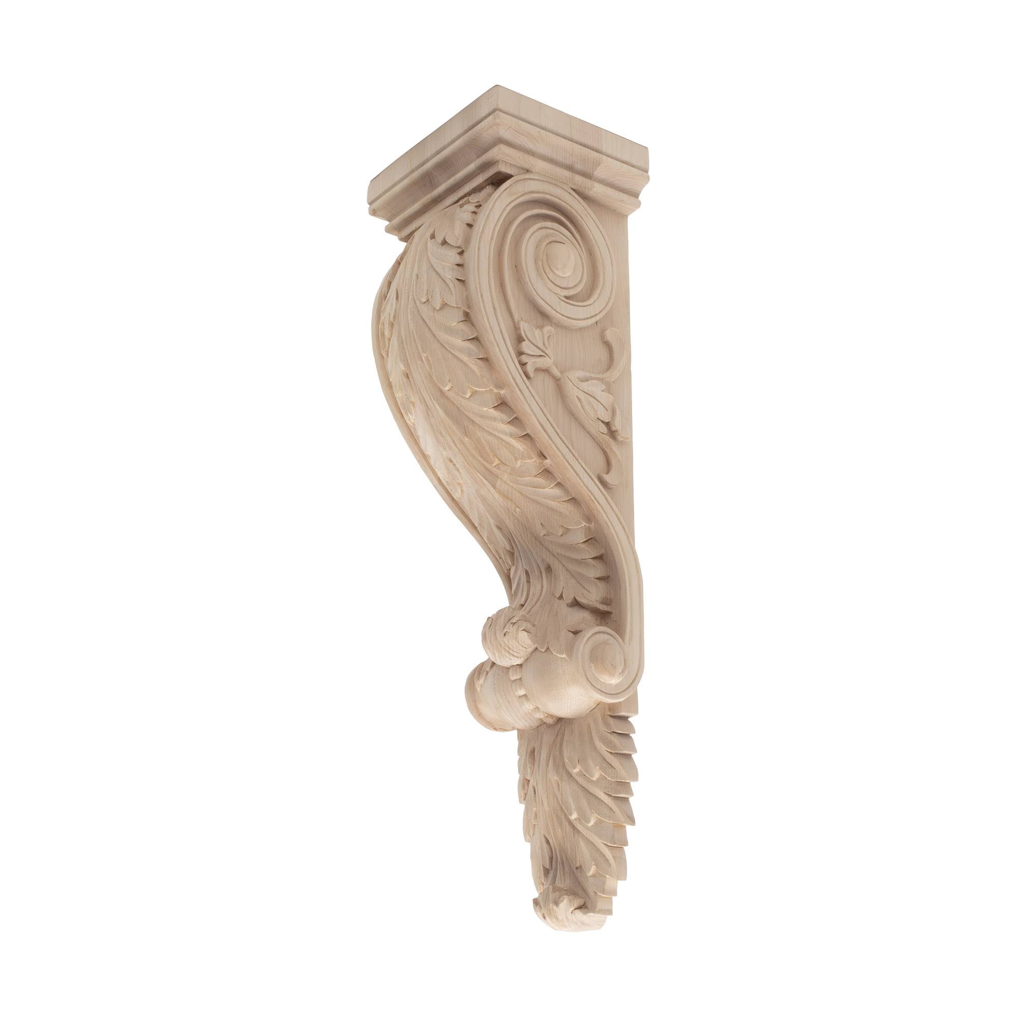 Unfinished Solid Hard Maple Wood Corbel V285