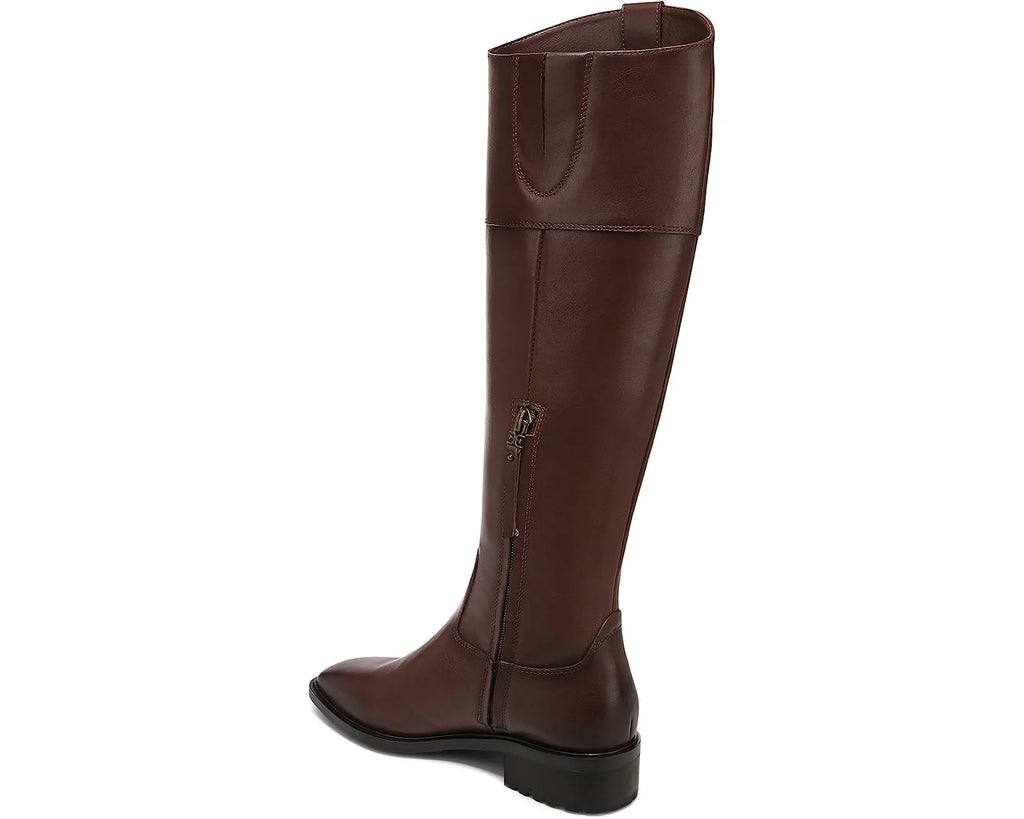 Brown Leather Knee High Riding Boots S1874