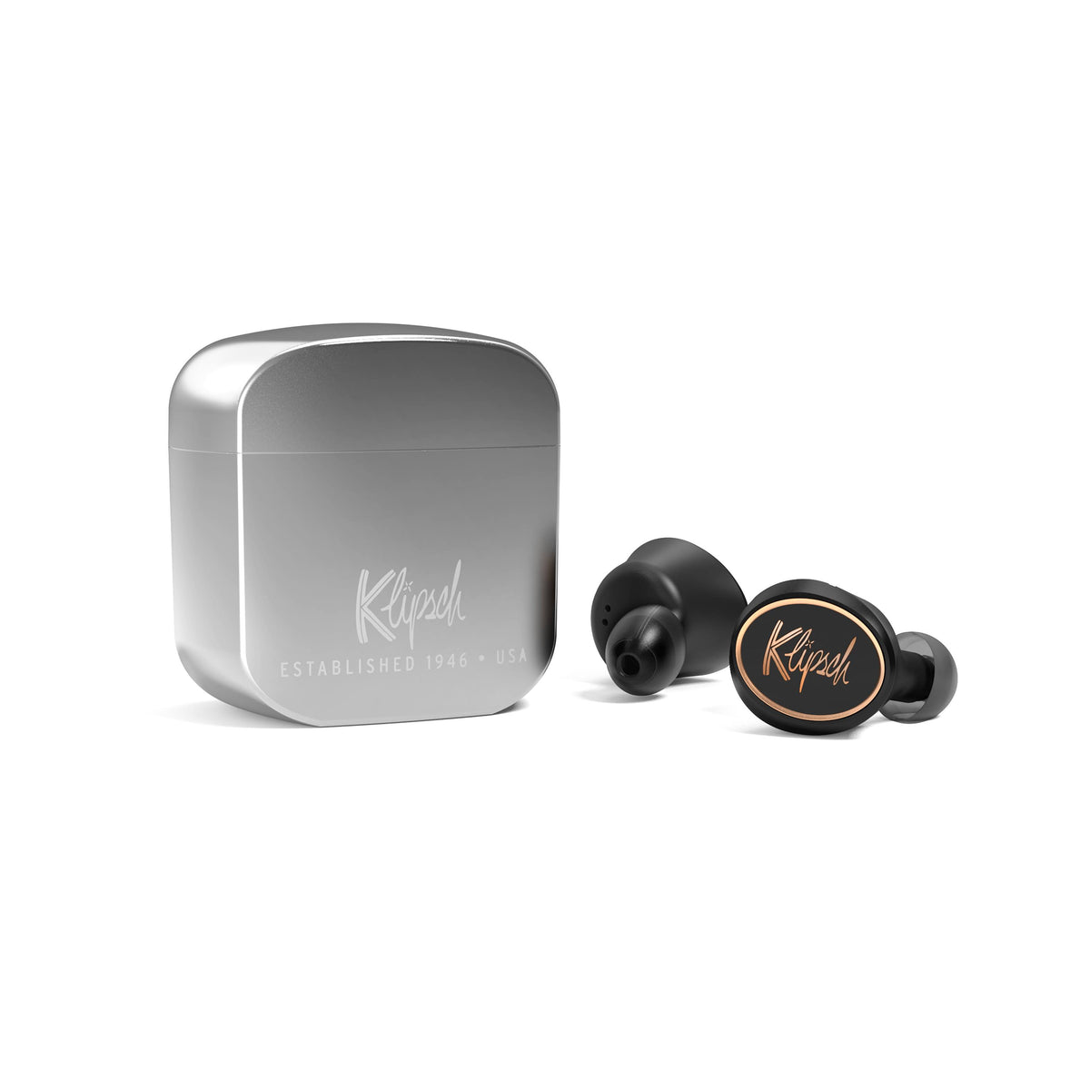 Black True Wireless Earbuds with Microphone N51727