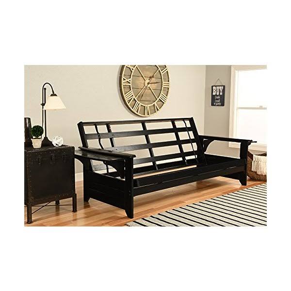 Phoenix Frame Black Finish Marmont Mocha Mattress E255