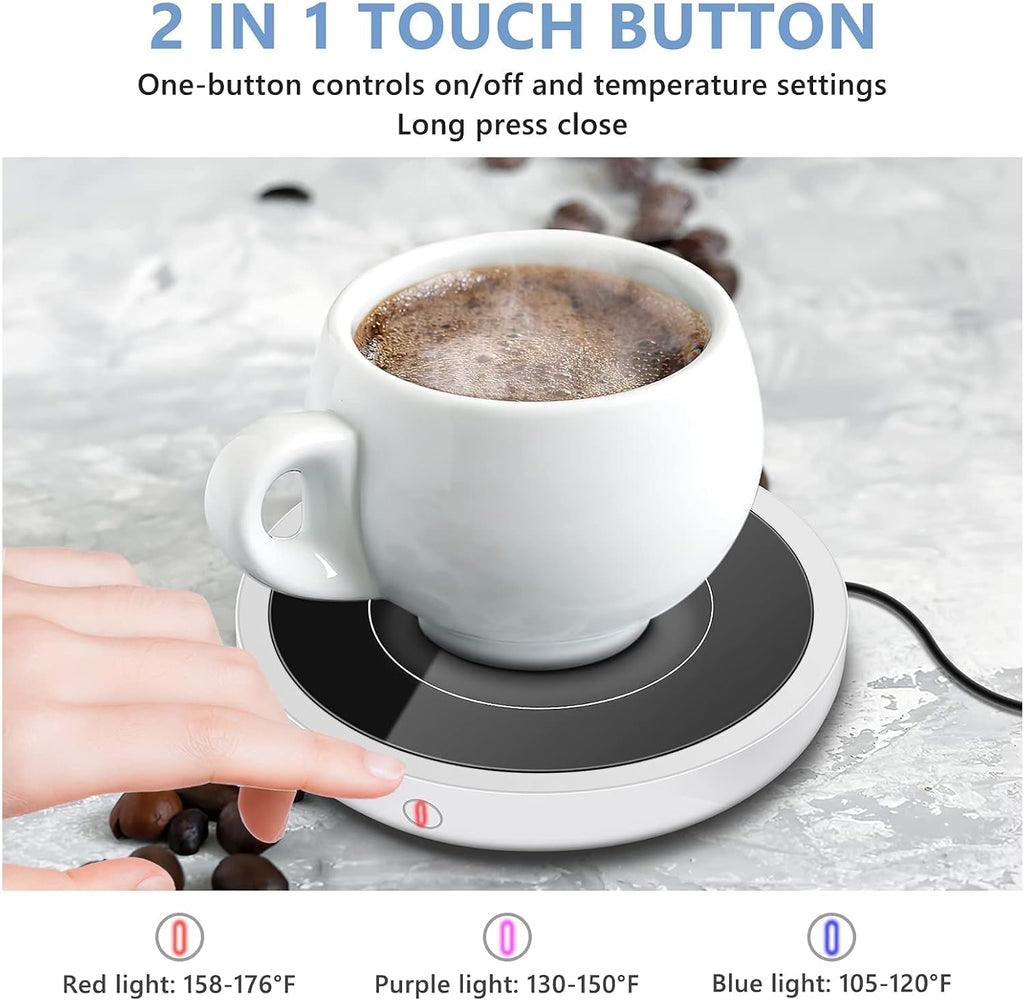 Electric Beverage Warmer Plate with 3 Temperature Settings W620983