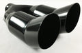 Black Stainless Steel Slant Exhaust Tip O335