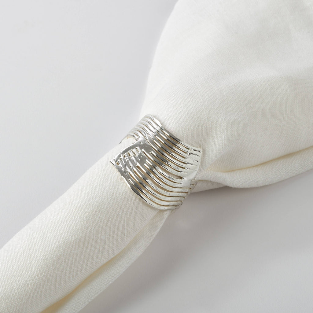 Metal Napkin Ring Set of 4 D43099