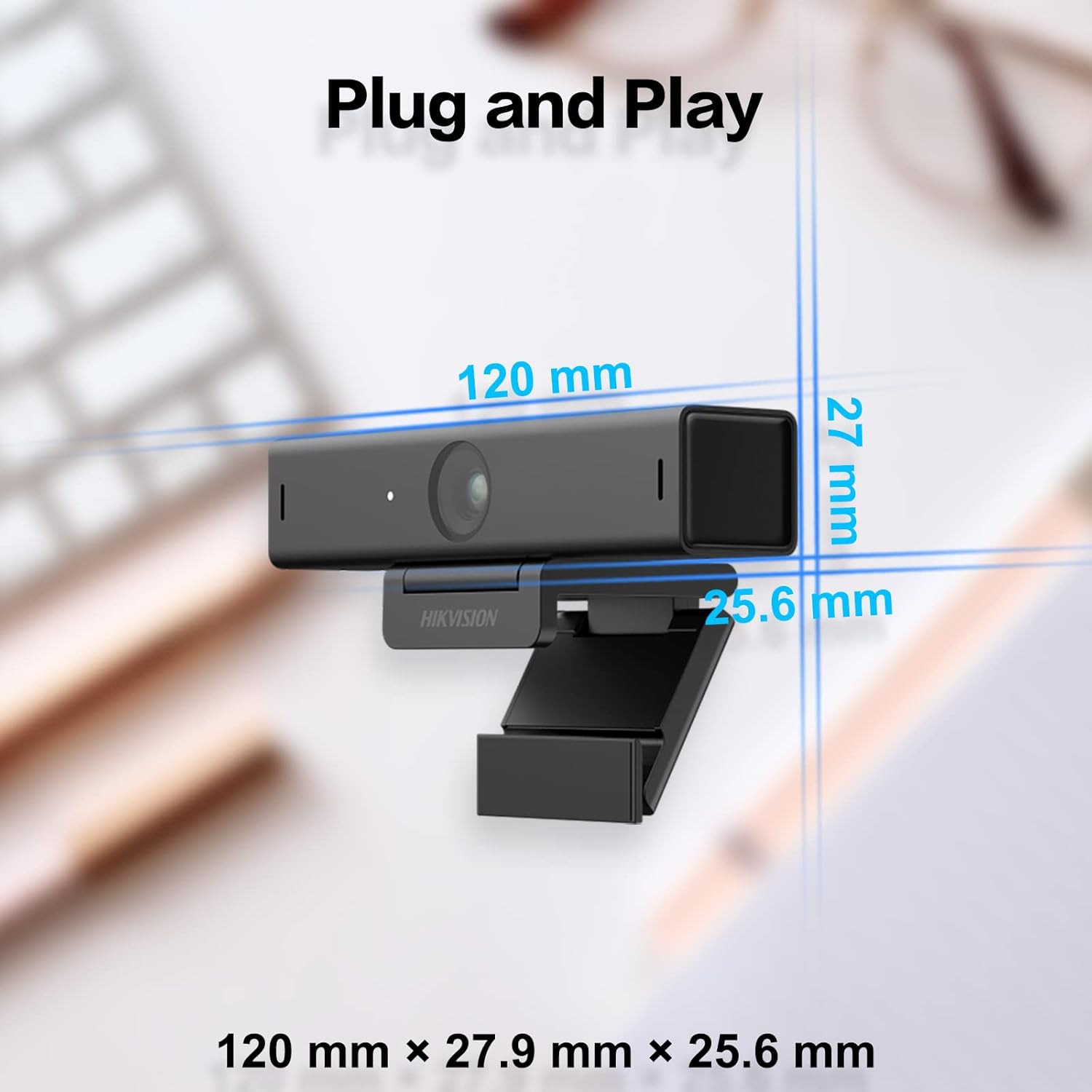 4K HD Webcam with Microphone, 30fps Autofocus I8956