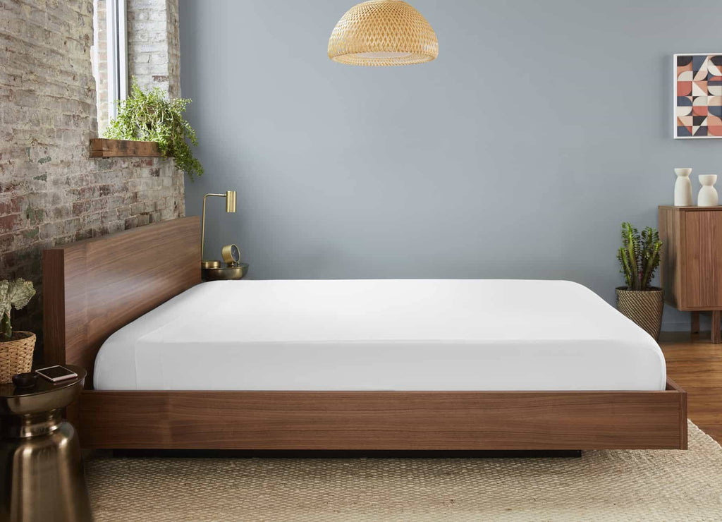King/California King Performance Bed Sheet Set in Pearl Blue E1660