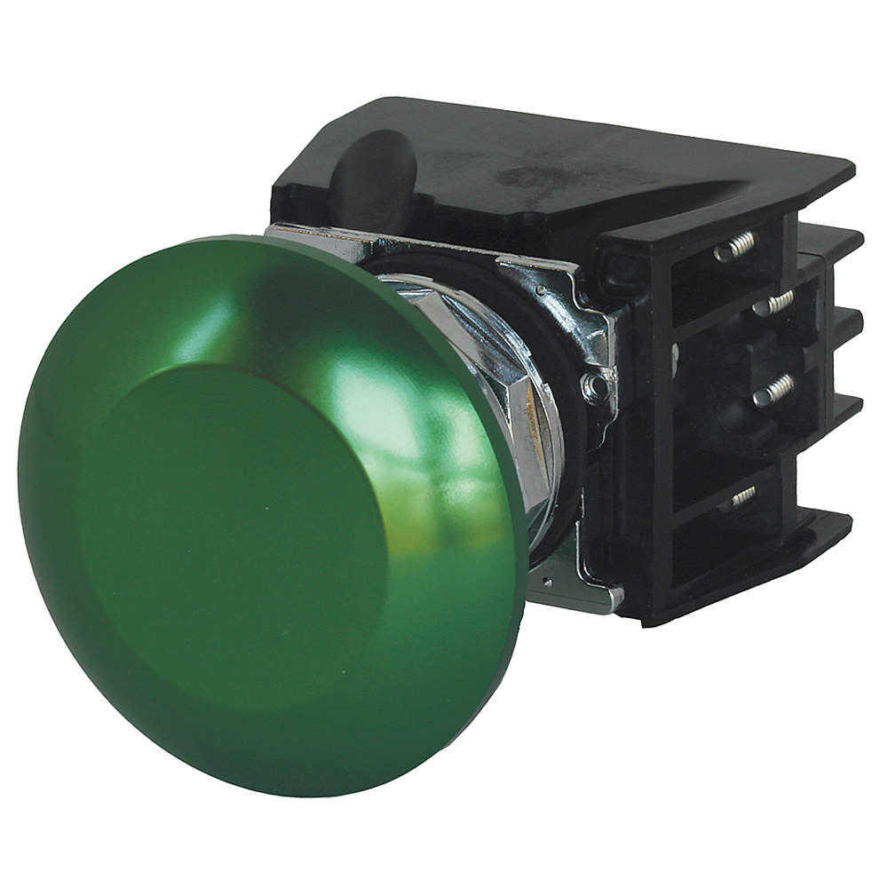 Green Mushroom Push Button with Contacts J393020