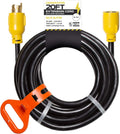 20 Ft 10/4 SJTW Generator Power Cable, 125/250v, 7500 Watt, Pack of 2 X228