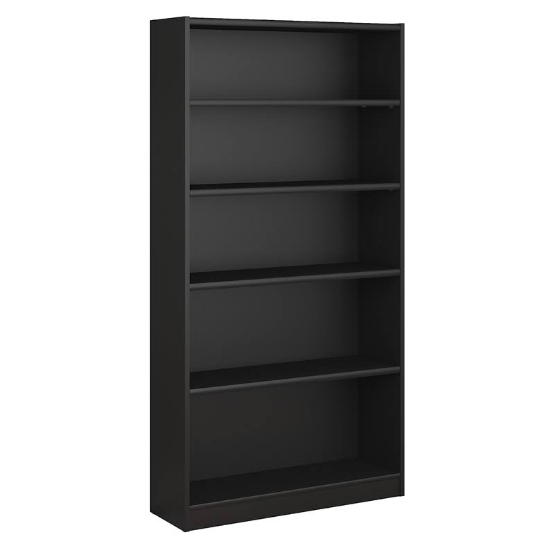 5 Shelf Bookcase in Classic Black Q75675