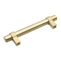 3.75-Inch Solid Oil Satin Gold Euro Bar Pulls (Pack of 25) A530346