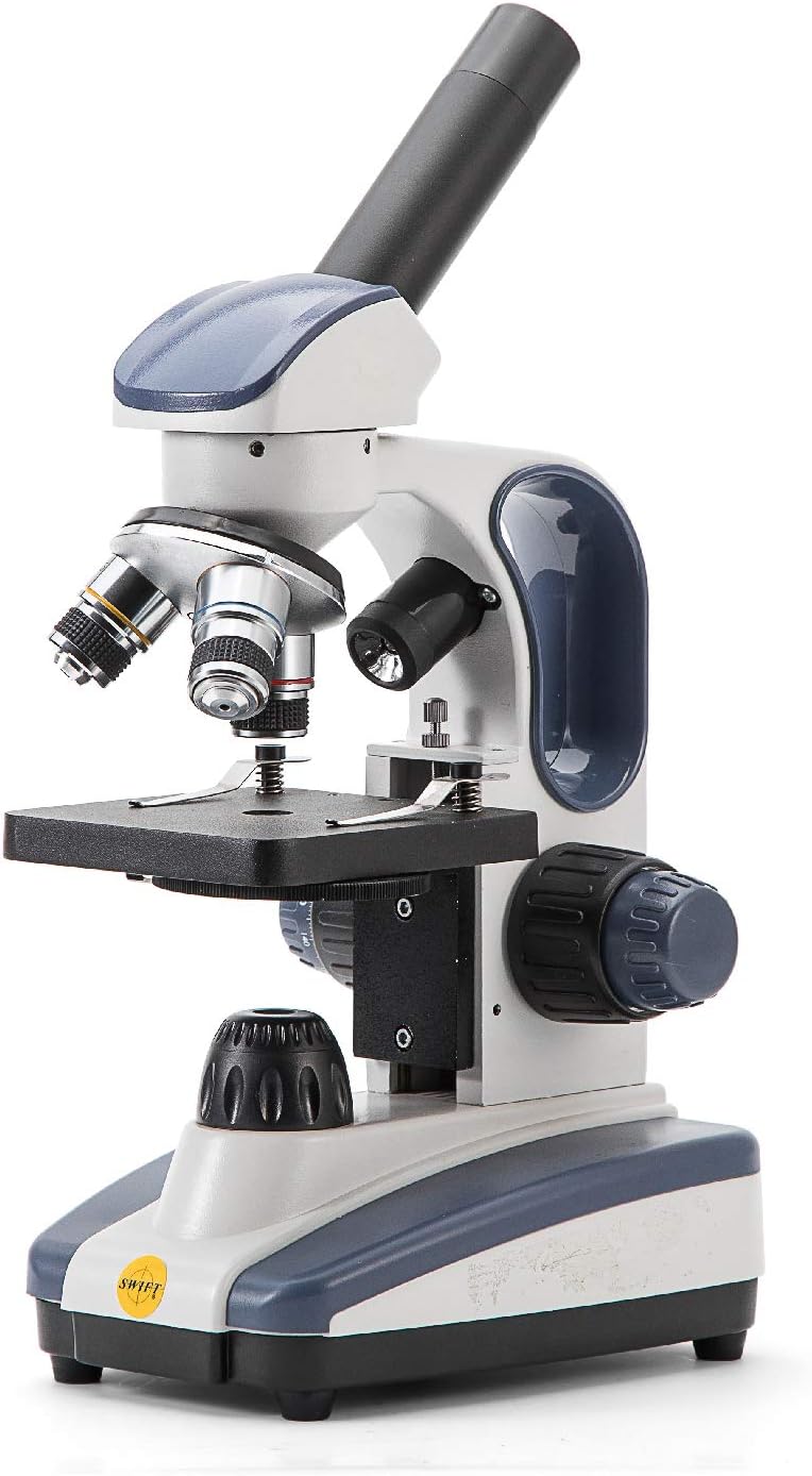 Compound Monocular Microscope with 40X-1000X Magnification J233541