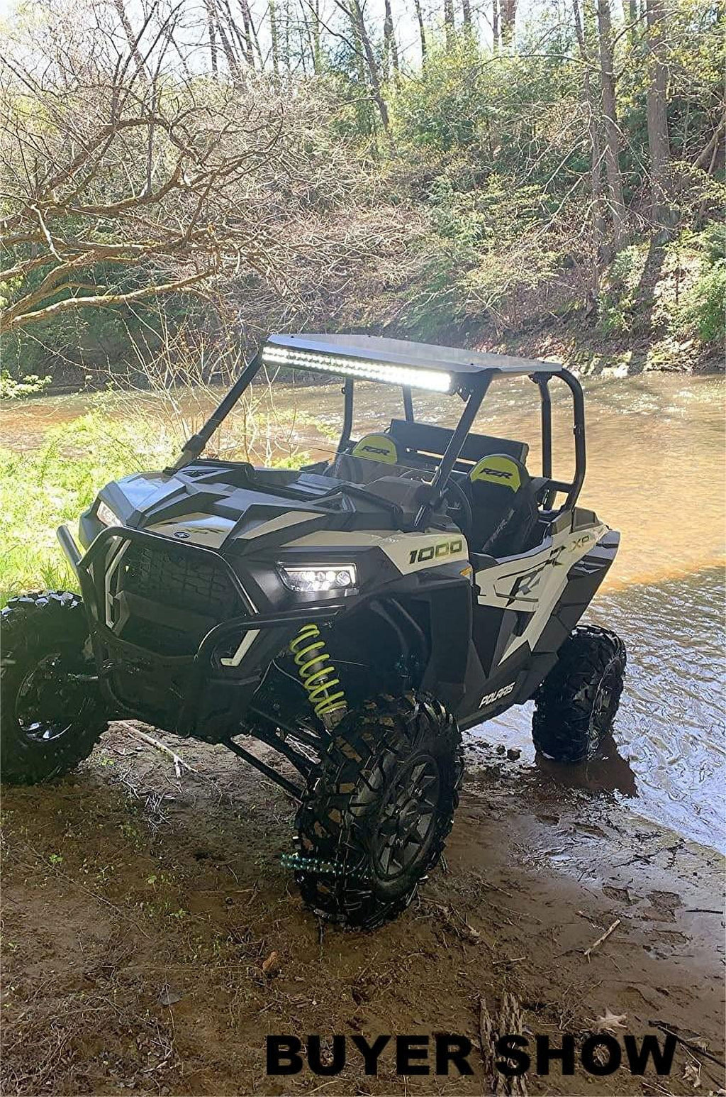 Aluminum Black Powder Coat Hard Top for Polaris RZR 900 900S 1000S XP1000 Turbo 2014-2022 2 Door Model Low Profile A460