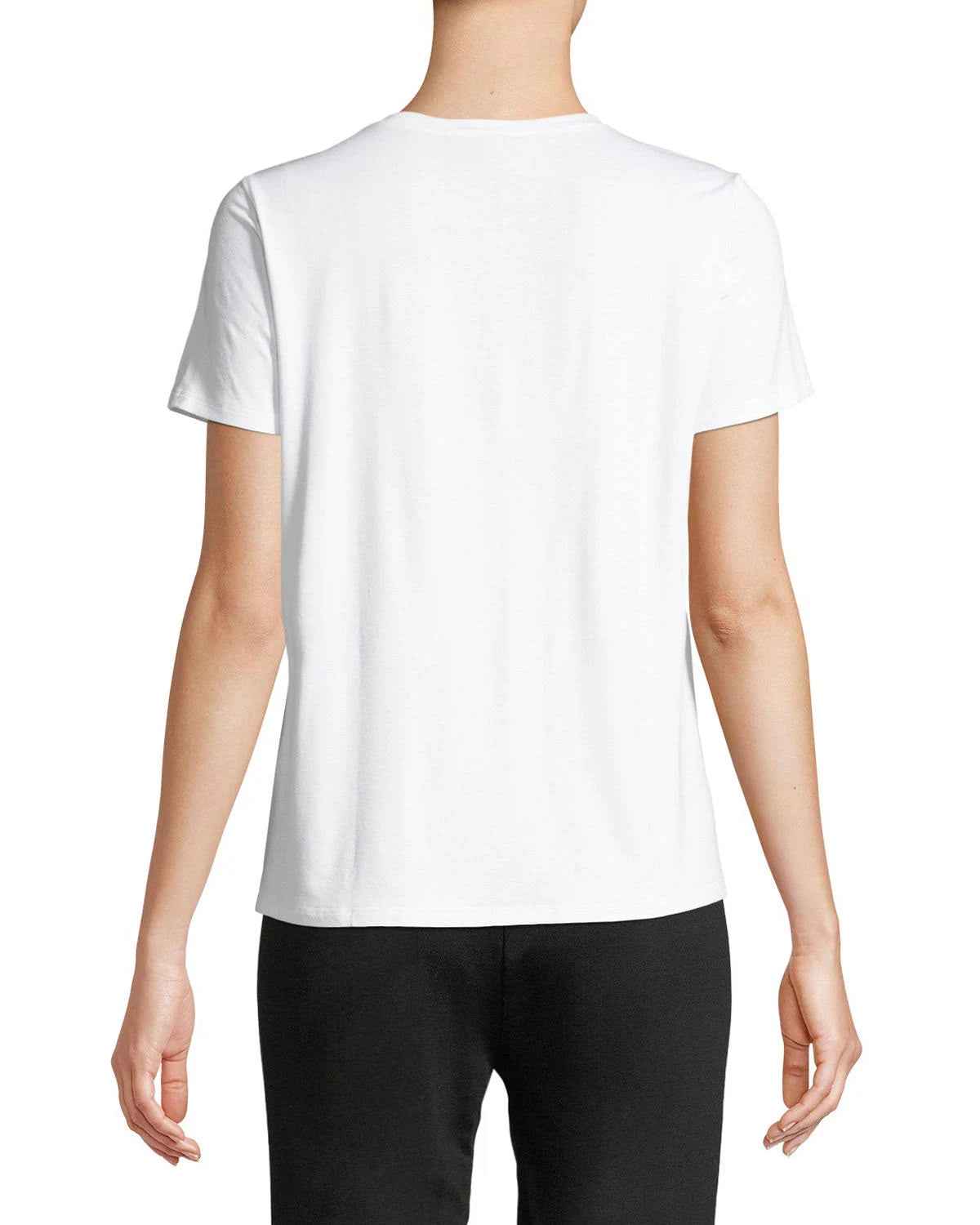 White Crewneck Tee T5555