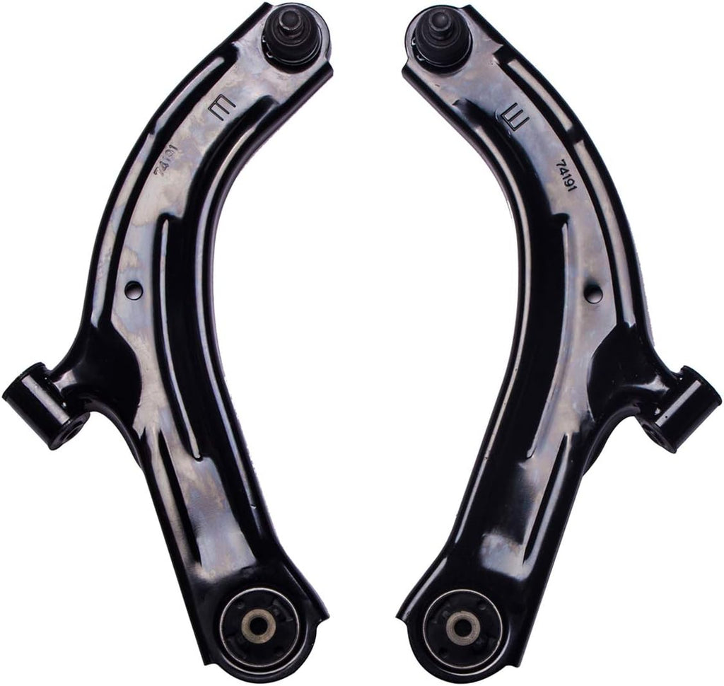 Front Lower Control Arm and Ball Joint Assembly Compatible With Nissan Cube Tiida Versa 2PCS Left Right A8095