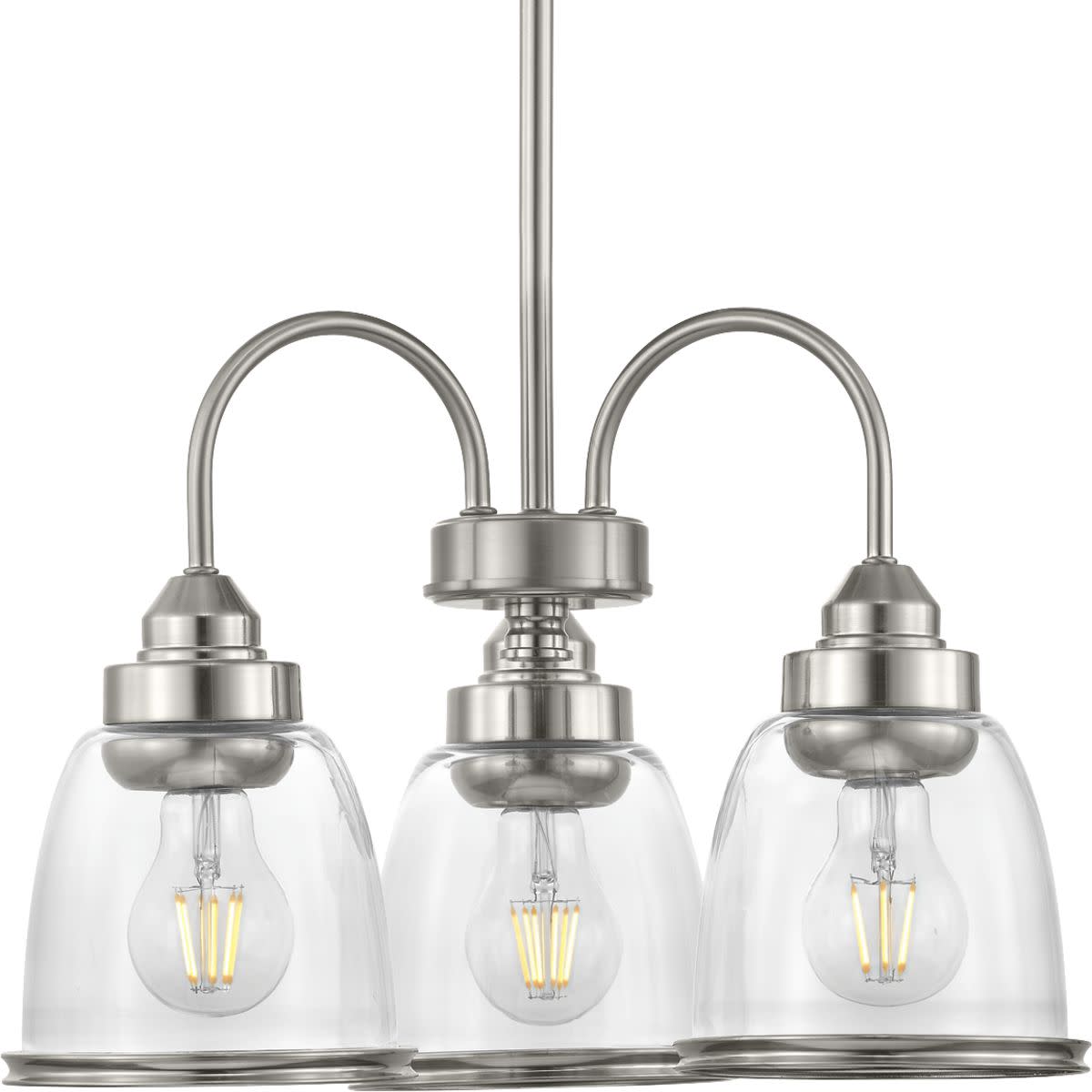 18" Three-Light Semi-Flush Convertible V132618