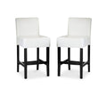 White Counter Stool Set of 2 V533