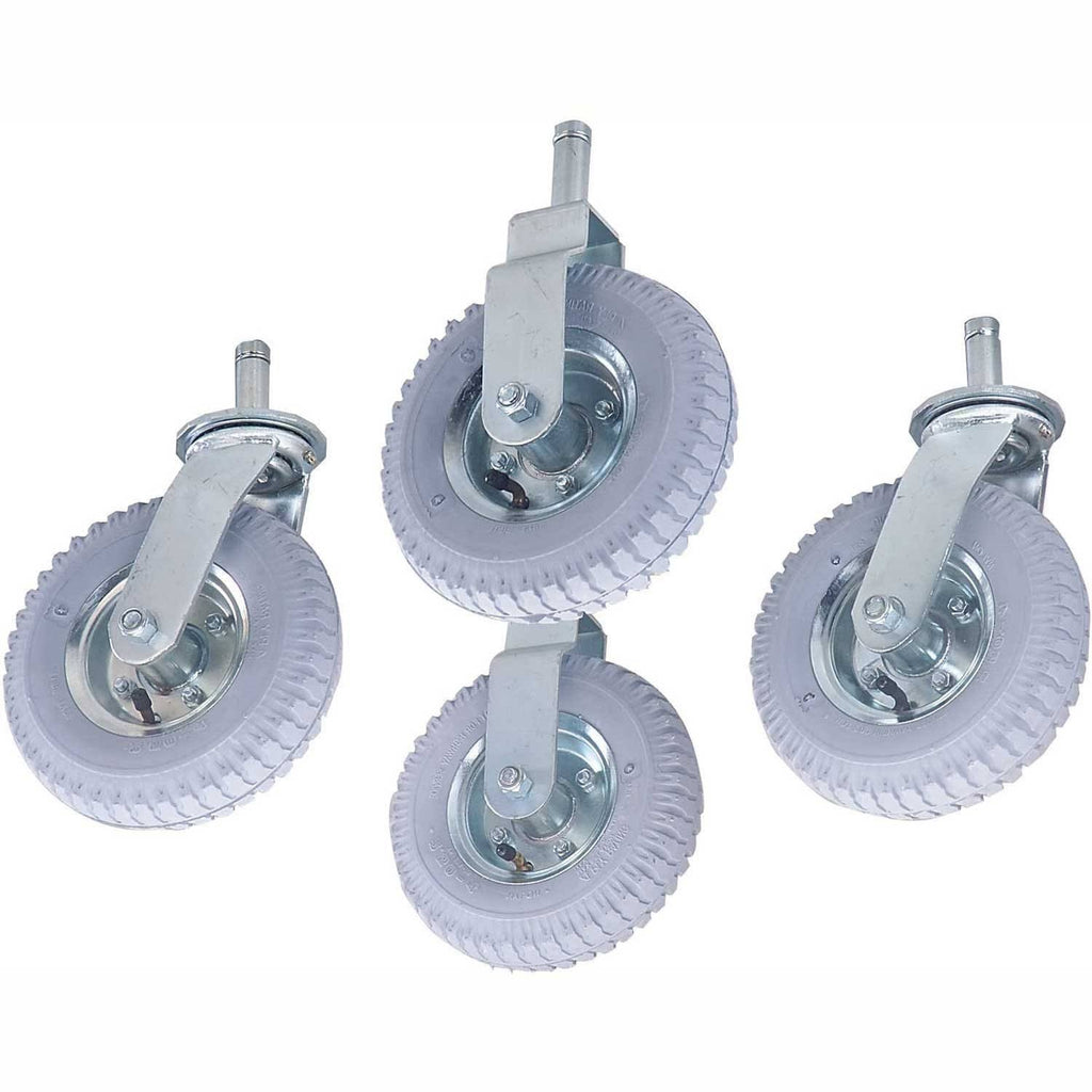 Pneumatic 2 Swivel and 2 Rigid Stem Caster N878540