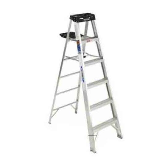 3 ft Aluminum Stepladder, 300 lb Capacity A80761