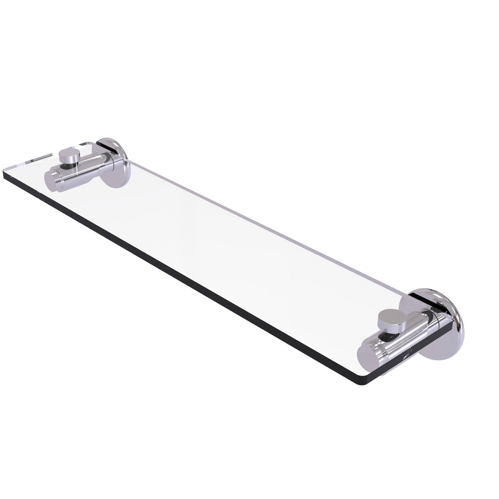 Polished Chrome Glass Vanity Shelf V40571