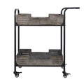 Rustic Metal Bar Cart F444665