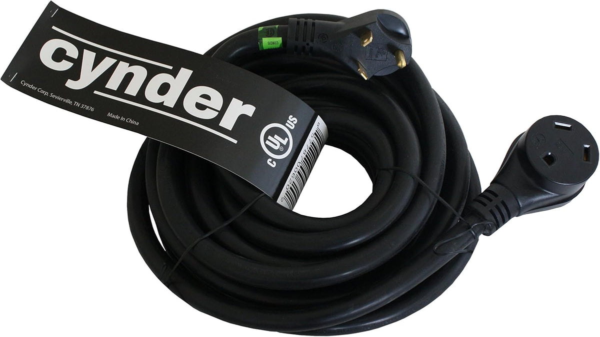 30 Amp Heavy Duty Power Extension Cord 50 Feet Orange Pack of 2 O451145