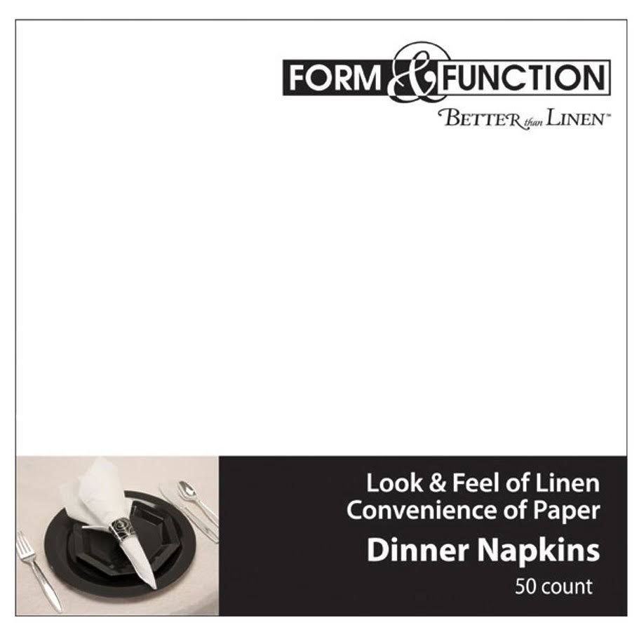600 White Airlaid Catering Dinner Napkins W690