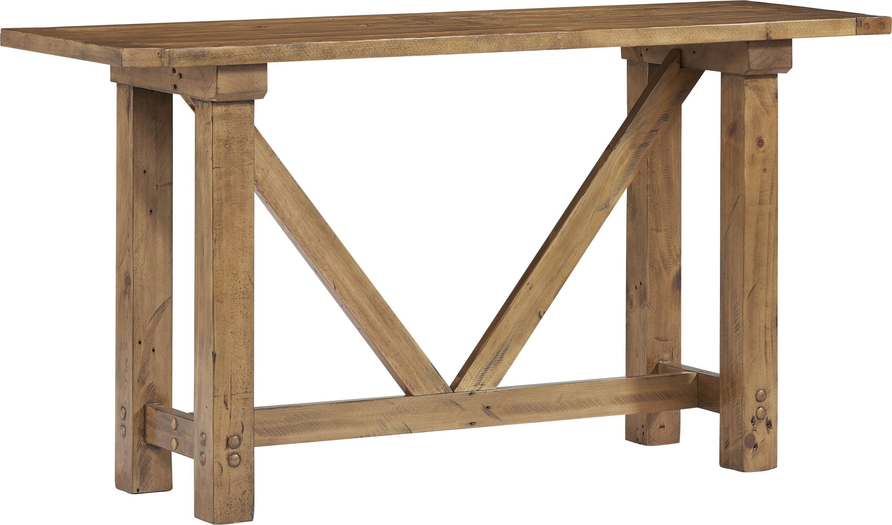 Heritage Pine Sofa Console Table L1049