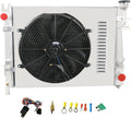 2 Row All Aluminum Radiator with Shroud Fan and Thermostat Relay Kits X454368
