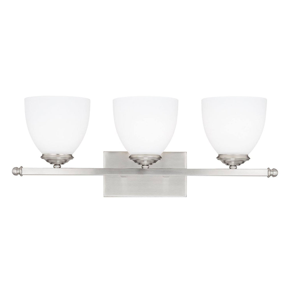 3 Light Vanity, Matte Nickel I2995
