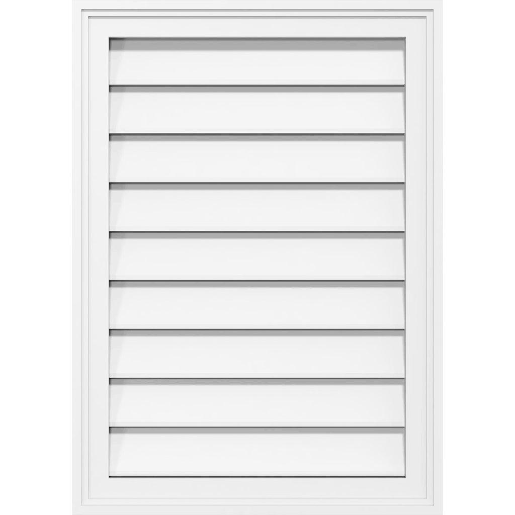 PVC Gable Vent with Brickmould H18277
