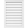 PVC Gable Vent with Brickmould H18277