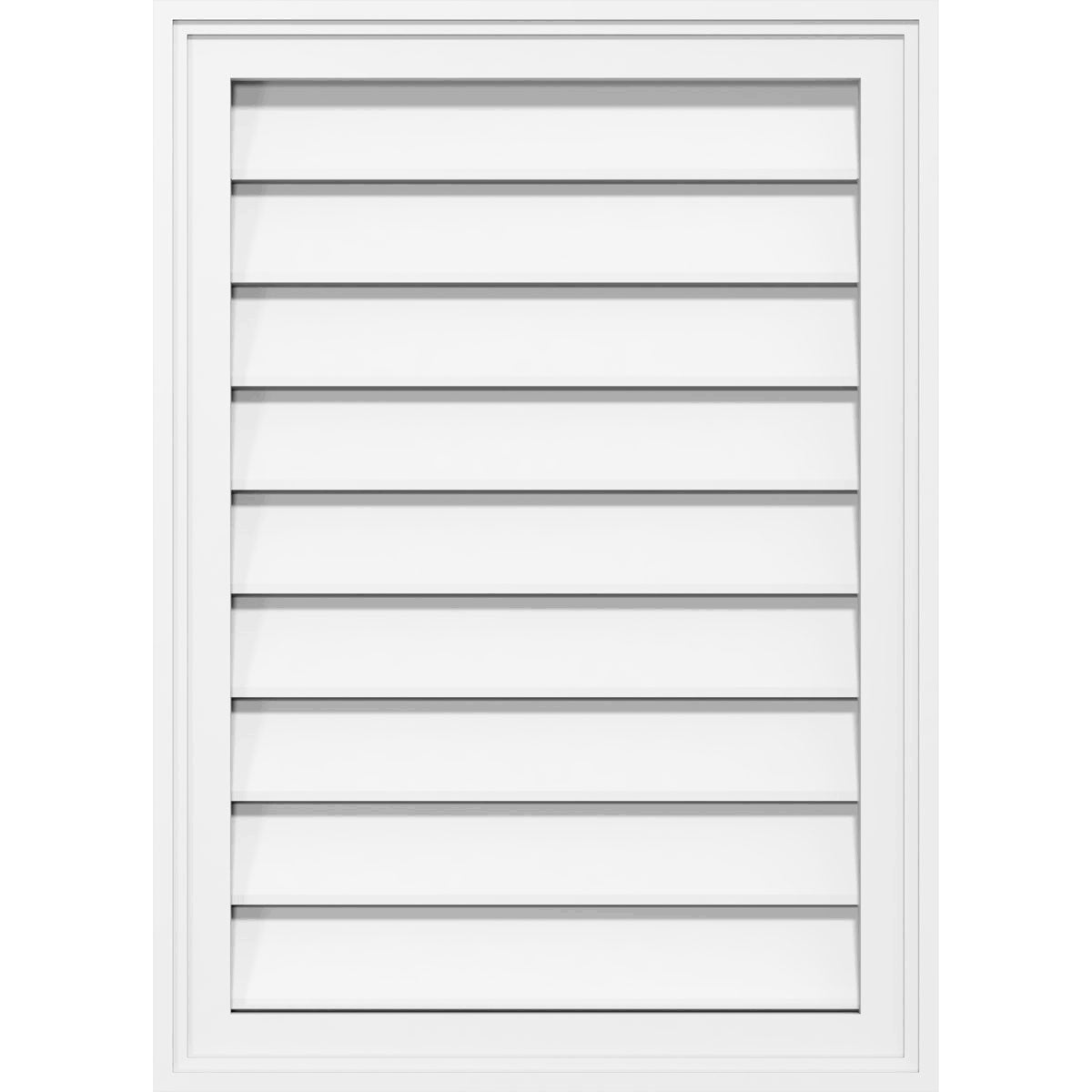 PVC Gable Vent with Brickmould H18277