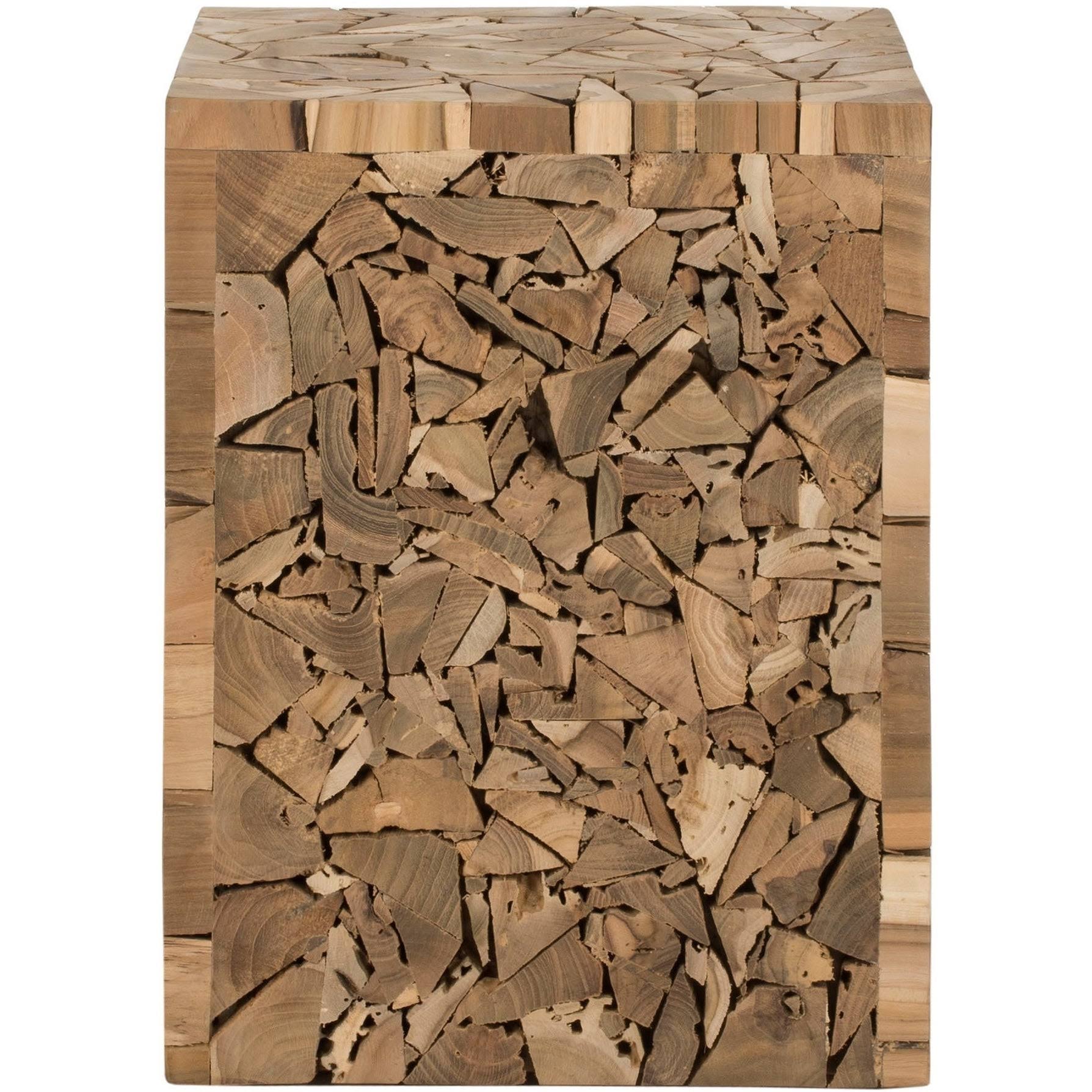 Teak Square Stool O985255