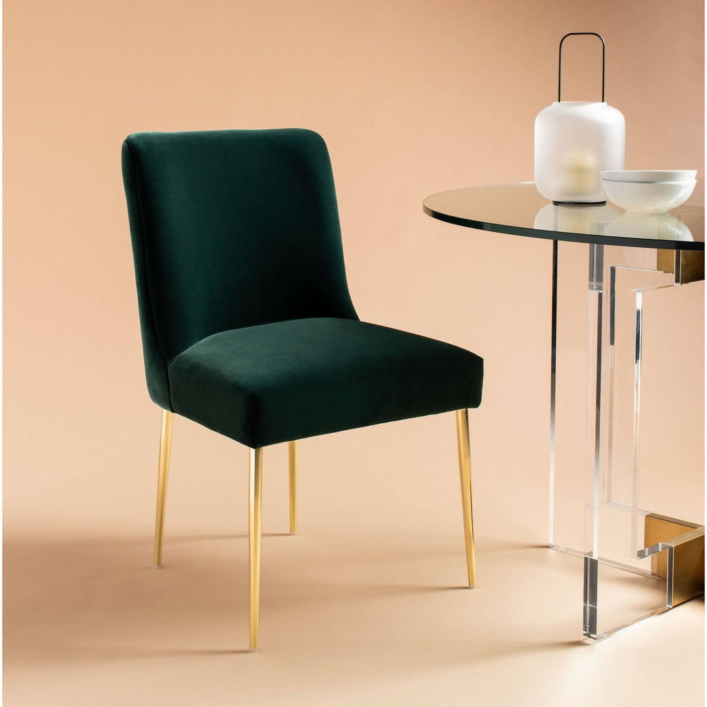 Hunter Green Velvet Dining Chair A47903