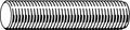 Threaded Stud, Plain, 3/4-10X6-1/2, PK50 I1724